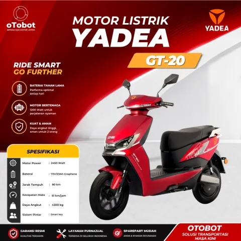 MOTOR LISTRIK YADEA GT-20