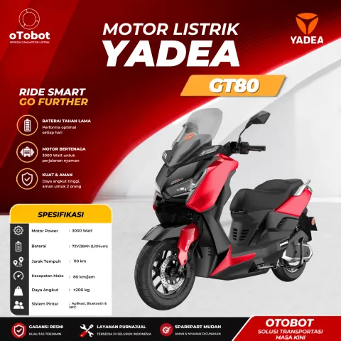 MOTOR LISTRIK YADEA GT80 (LITH)