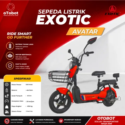 SEPEDA LISTRIK EXOTIC AVATAR
