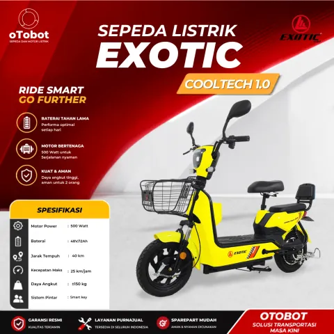 SEPEDA LISTRIK EXOTIC COOLTECH 1.0