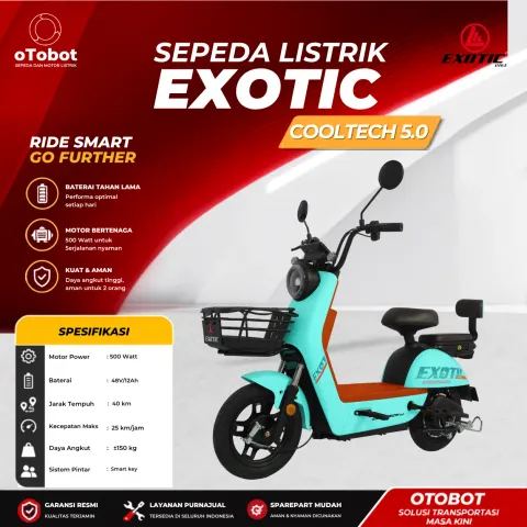 SEPEDA LISTRIK EXOTIC COOLTECH 5.0