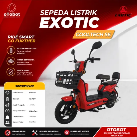 SEPEDA LISTRIK EXOTIC COOLTECH SE
