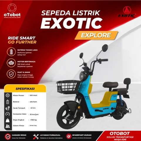 SEPEDA LISTRIK EXOTIC EXPLORE
