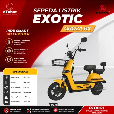 SEPEDA LISTRIK EXOTIC GROZA RX