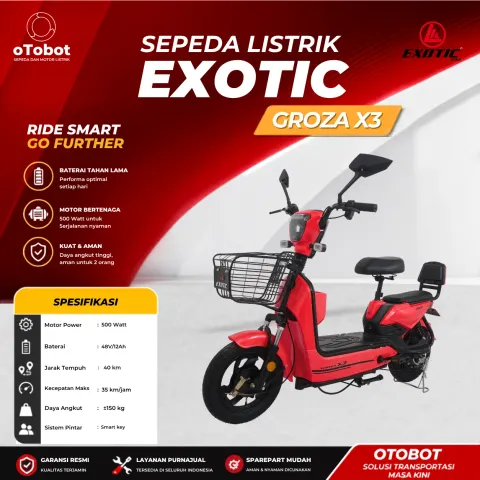 SEPEDA LISTRIK EXOTIC GROZA X3