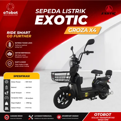 SEPEDA LISTRIK EXOTIC GROZA X4