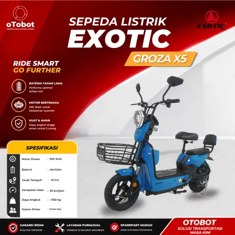 SEPEDA LISTRIK EXOTIC GROZA X5