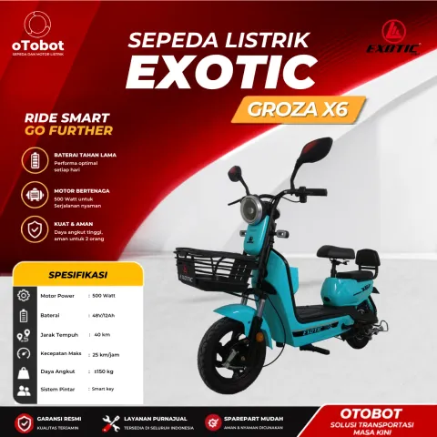 SEPEDA LISTRIK EXOTIC GROZA X6