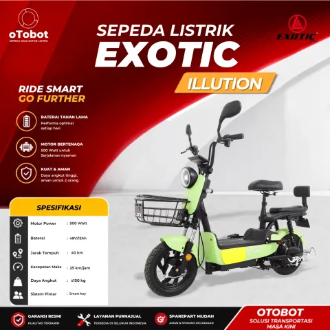 SEPEDA LISTRIK EXOTIC ILLUTION