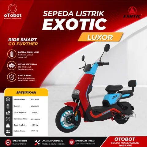 SEPEDA LISTRIK EXOTIC LUXOR