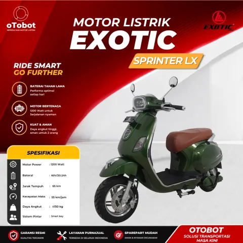 MOTOR LISTRIK EXOTIC SPRINTER LX