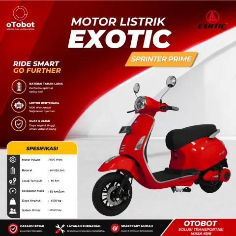 MOTOR LISTRIK EXOTIC SPRINTER PRIME