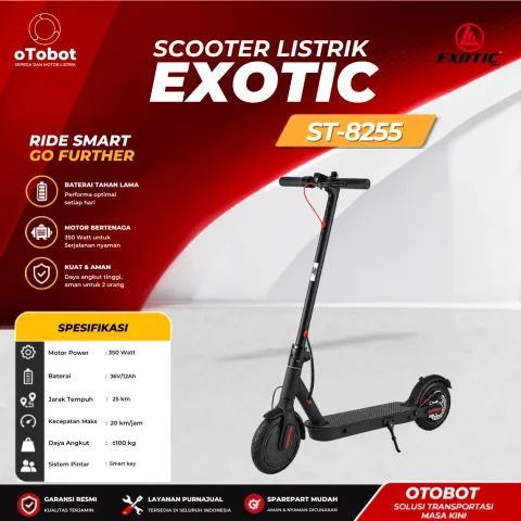 ELECTRIC SCOOTER 8255 EXOTIC