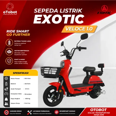 SEPEDA LISTRIK EXOTIC VELOCE 1.0