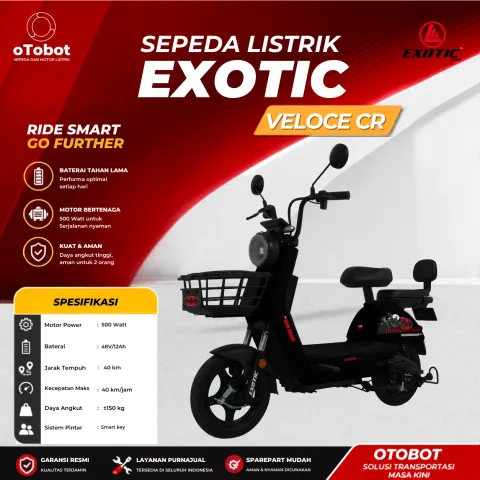 SEPEDA LISTRIK EXOTIC VELOCE CR