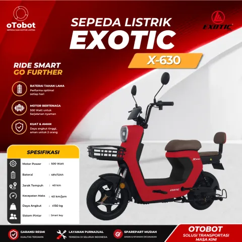 SEPEDA LISTRIK EXOTIC X-630