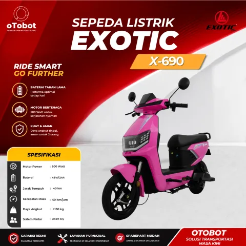 SEPEDA LISTRIK EXOTIC X-690