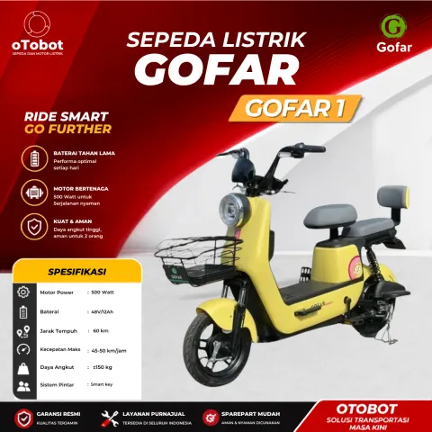 SEPEDA LISTRIK GOFAR 1