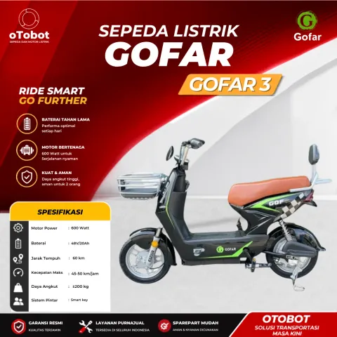 SEPEDA LISTRIK GOFAR 3