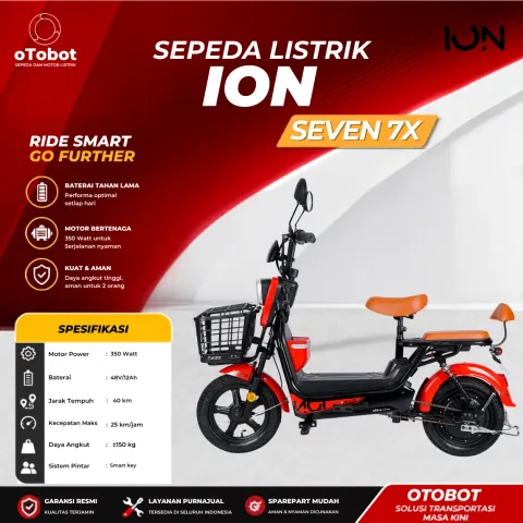 SEPEDA LISTRIK ION SEVEN 7X
