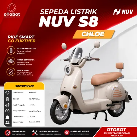 SEPEDA LISTRIK NUV CHLOE S8