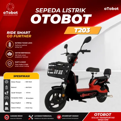 SEPEDA LISTRIK OTOBOT T203