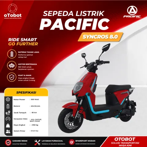 SEPEDA LISTRIK PACIFIC SYNCROS 8.0