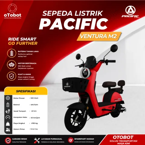 SEPEDA LISTRIK PACIFIC VENTURA M2