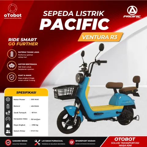 SEPEDA LISTRIK PACIFIC VENTURA R3