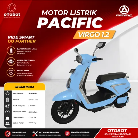 MOTOR LISTRIK PACIFIC VIRGO 1.2