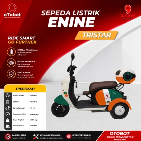 SEPEDA LISTRIK ENINE TRISTAR