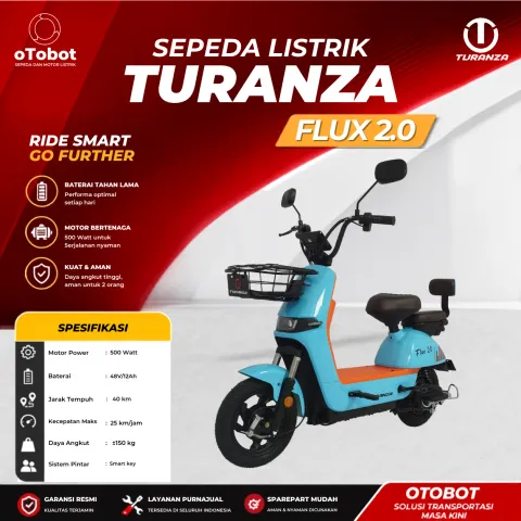 SEPEDA LISTRIK TURANZA FLUX 2.0