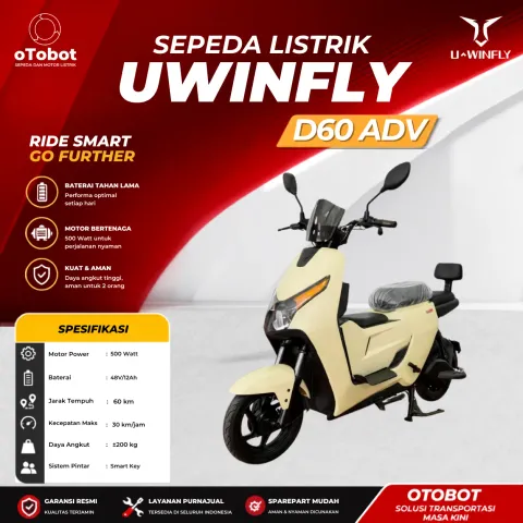 SEPEDA LISTRIK UWINFLY D60 ADV