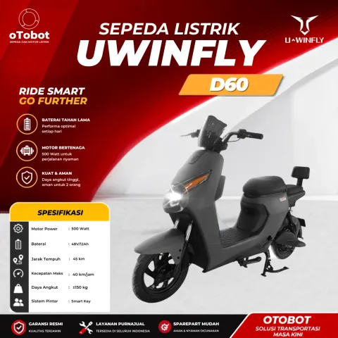 SEPEDA LISTRIK UWINFLY D60