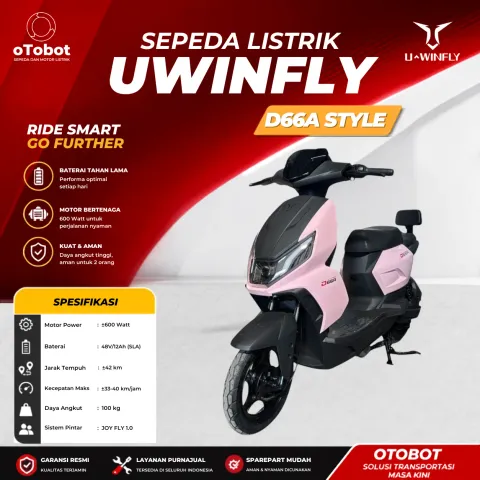 SEPEDA LISTRIK UWINFLY D66A STYLE