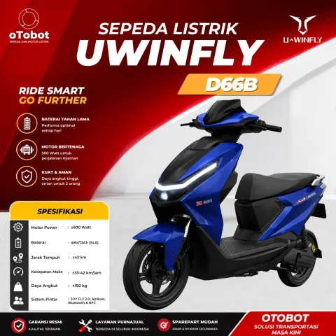 SEPEDA LISTRIK UWINFLY D66B