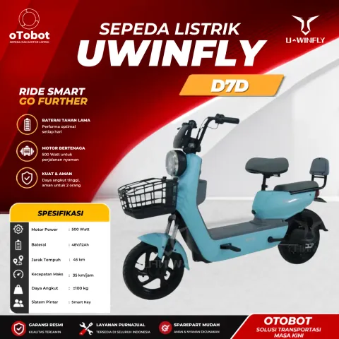 SEPEDA LISTRIK UWINFLY D7D