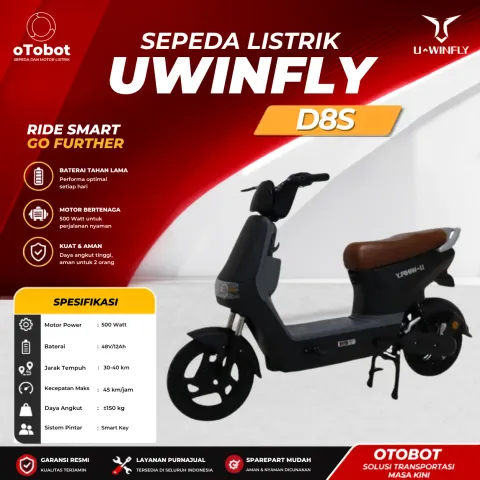SEPEDA LISTRIK UWINFLY D8S