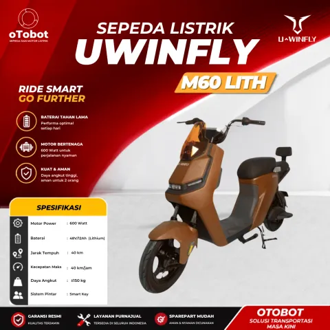 SEPEDA LISTRIK UWINFLY M60 (LITH)