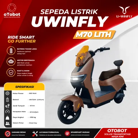 SEPEDA LISTRIK UWINFLY M70 (LITH)