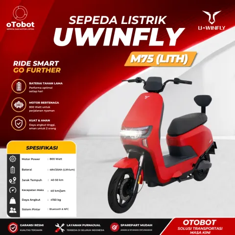 SEPEDA LISTRIK UWINFLY M75 (LITH)