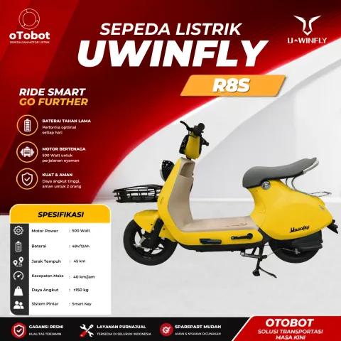 SEPEDA LISTRIK UWINFLY R8S