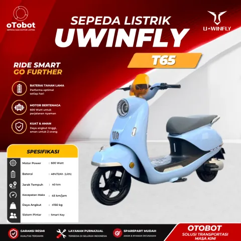 SEPEDA LISTRIK UWINFLY T65 (LITH)