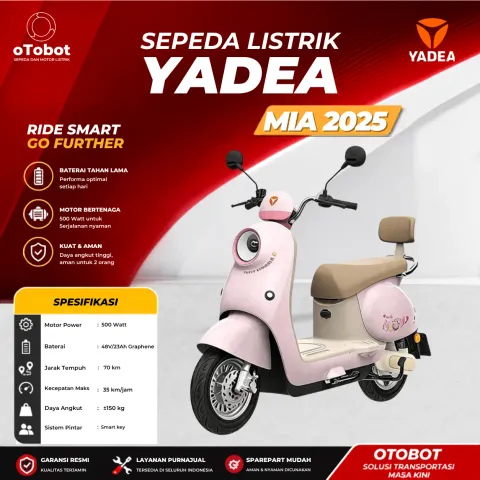 SEPEDA LISTRIK YADEA MIA 2025
