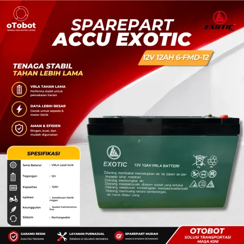 ACCU EXOTIC 12V 12AH 6-FMD-12