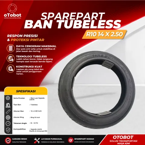 BAN TUBBELES R10 14 X 2.50