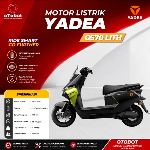 MOTOR LISTRIK YADEA GS70 (LITH)