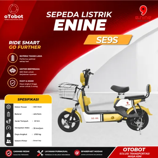 SEPEDA LISTRIK ENINE SE9S SECOND