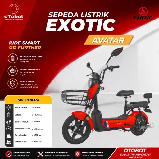 SEPEDA LISTRIK EXOTIC AVATAR