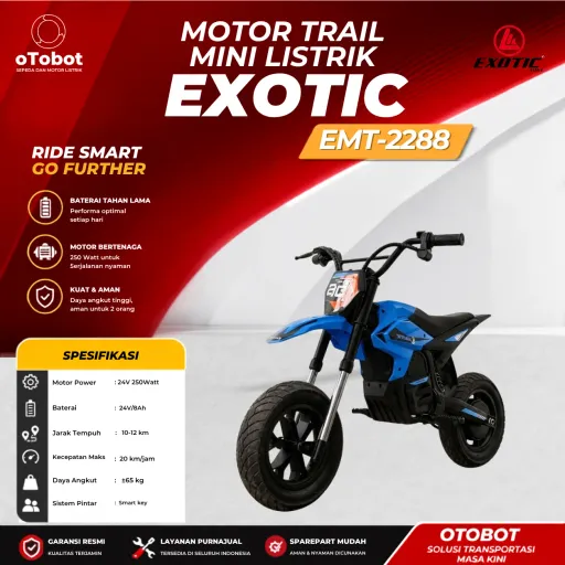 MOTOR LISTRIK TRAIL MINI EMT-2288